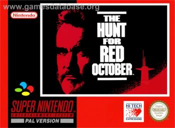 Cover Hunt for Red October, The for Super Nintendo